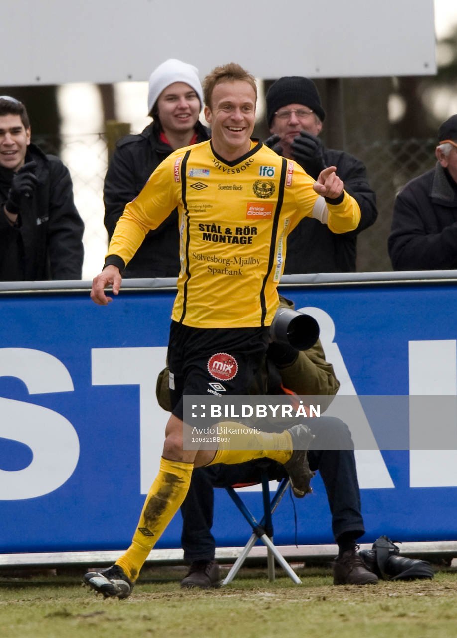 Marcus Ekenberg, Mjällby, jubel