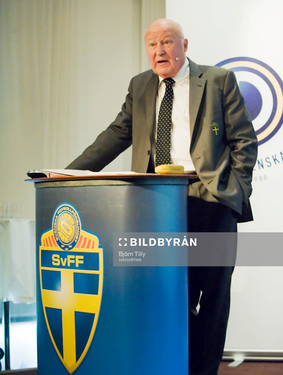 Lars-Åke Lagrell, ordförande, Svenska Fotbollförbundet