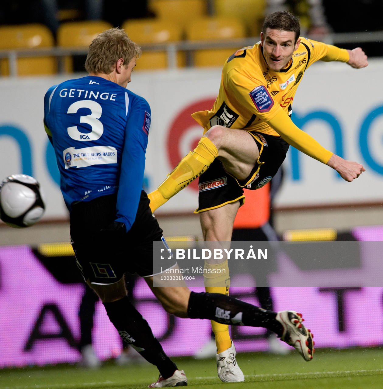 Johnny Lundberg, Halmstad och James Keene, Elfsborg