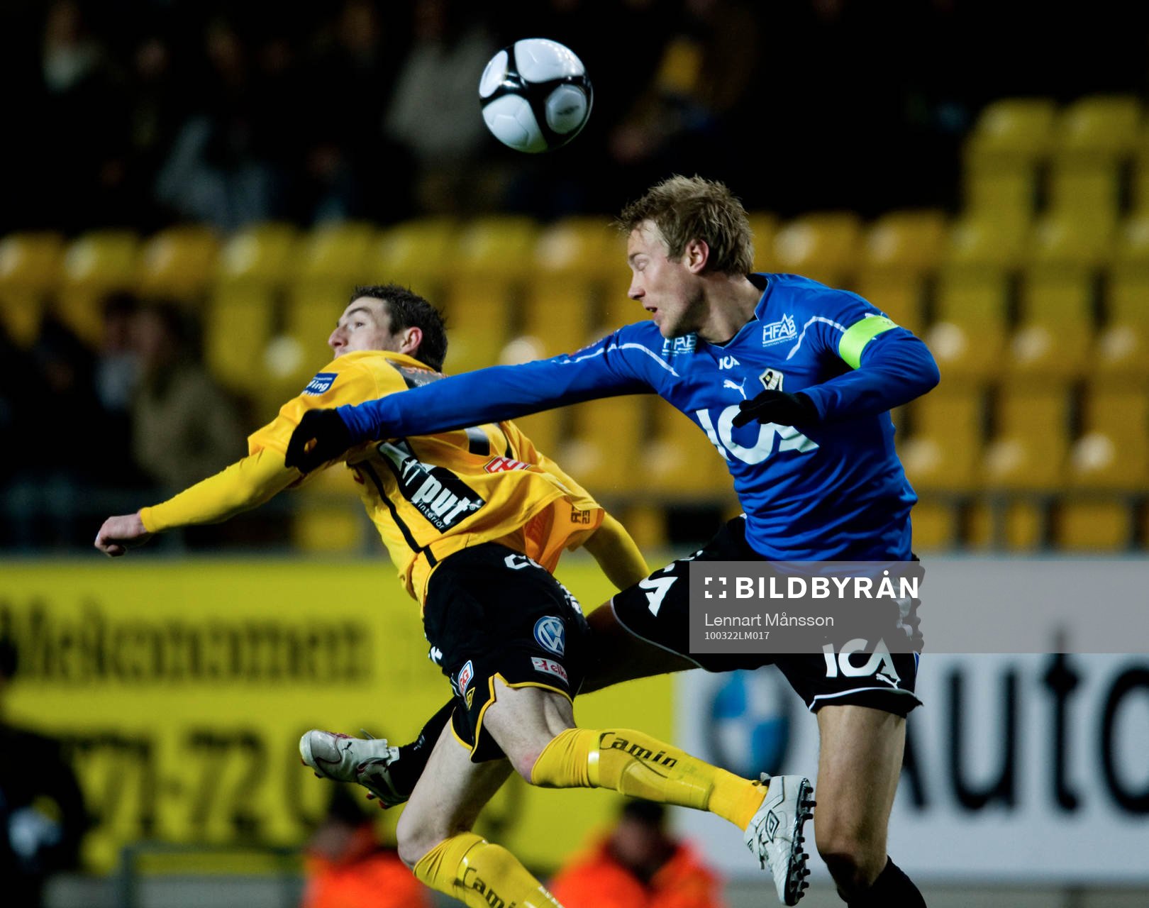 Johnny Lundberg, Halmstad och Emir Bajrami, Elfsborg