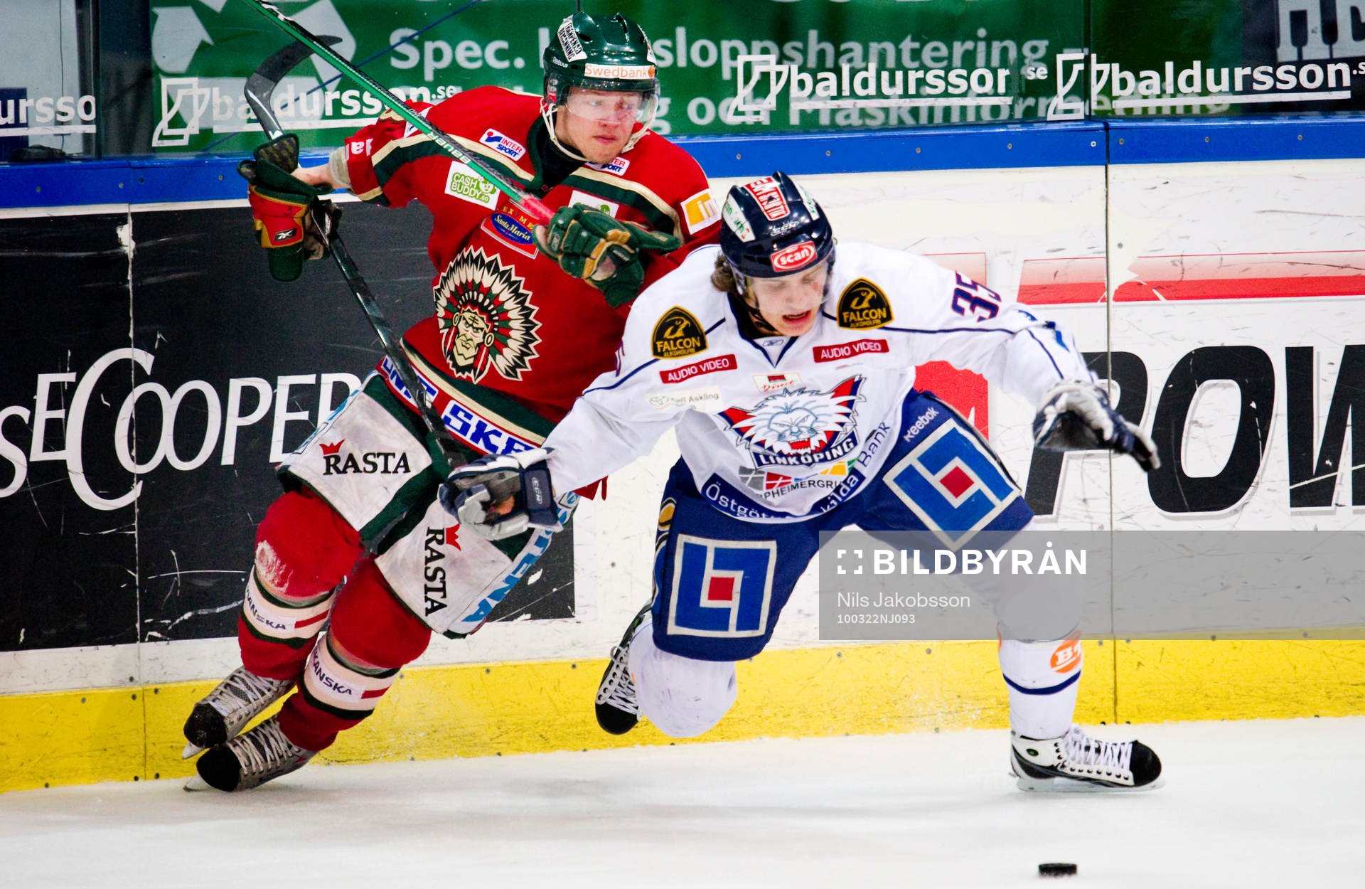 Philip Larsen, Frölunda, Martin Ylven Laumann, Linköping