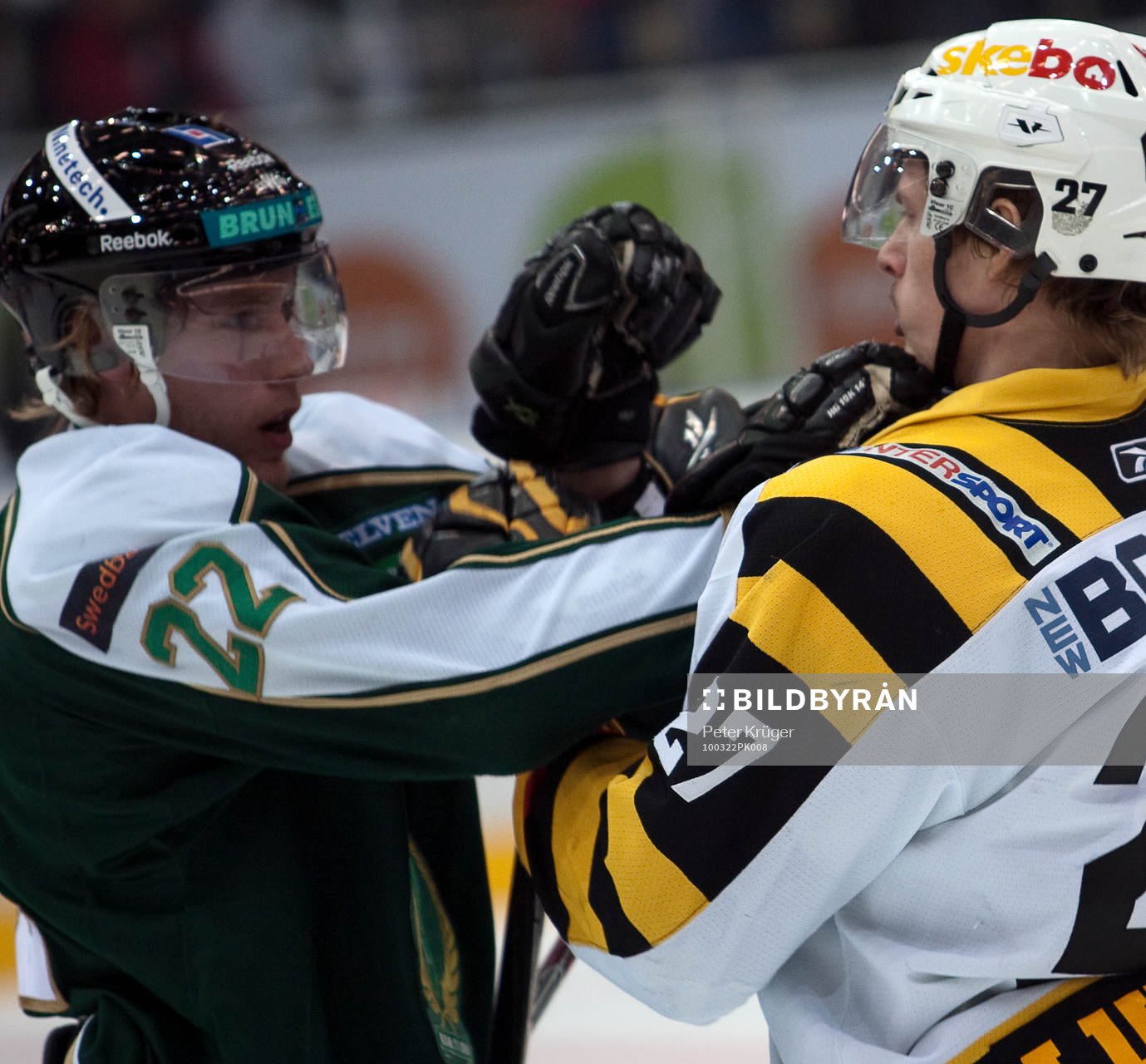 Per Åslund, Färjestad och Martin Lundberg, Skellefteå
