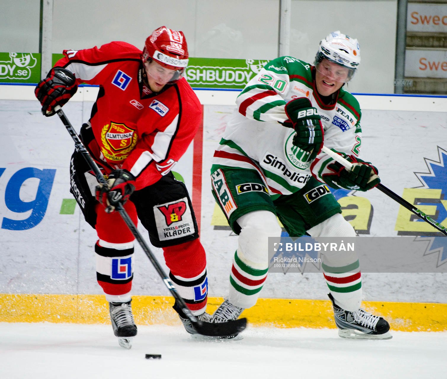 Johan Jonsson, Almtuna och Mathias Månsson, Rögle
