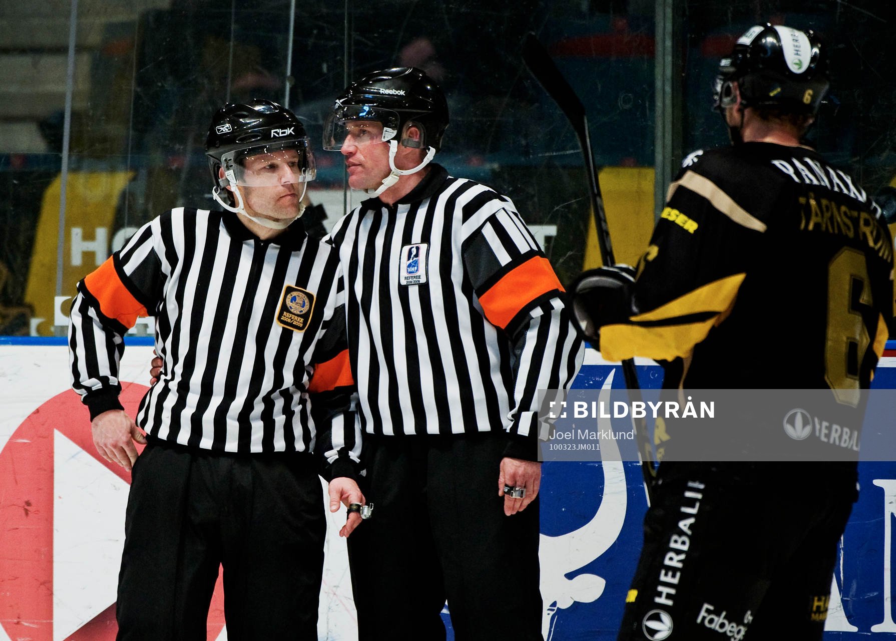 Wolmer Edqvist och Thomas Forsström, domare