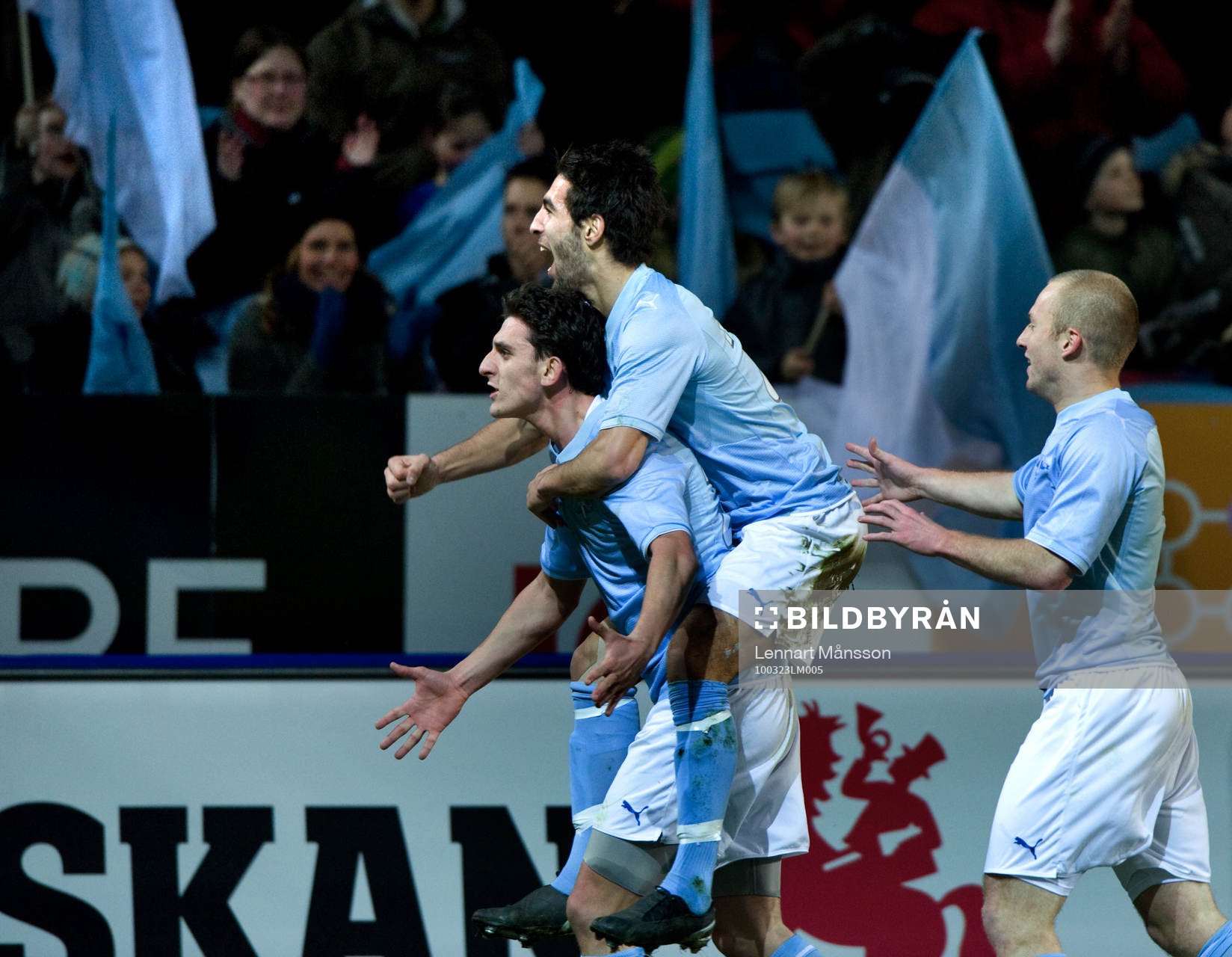 Agon Mehmeti, Jimmy Durmaz och Daniel Larsson, Malmö