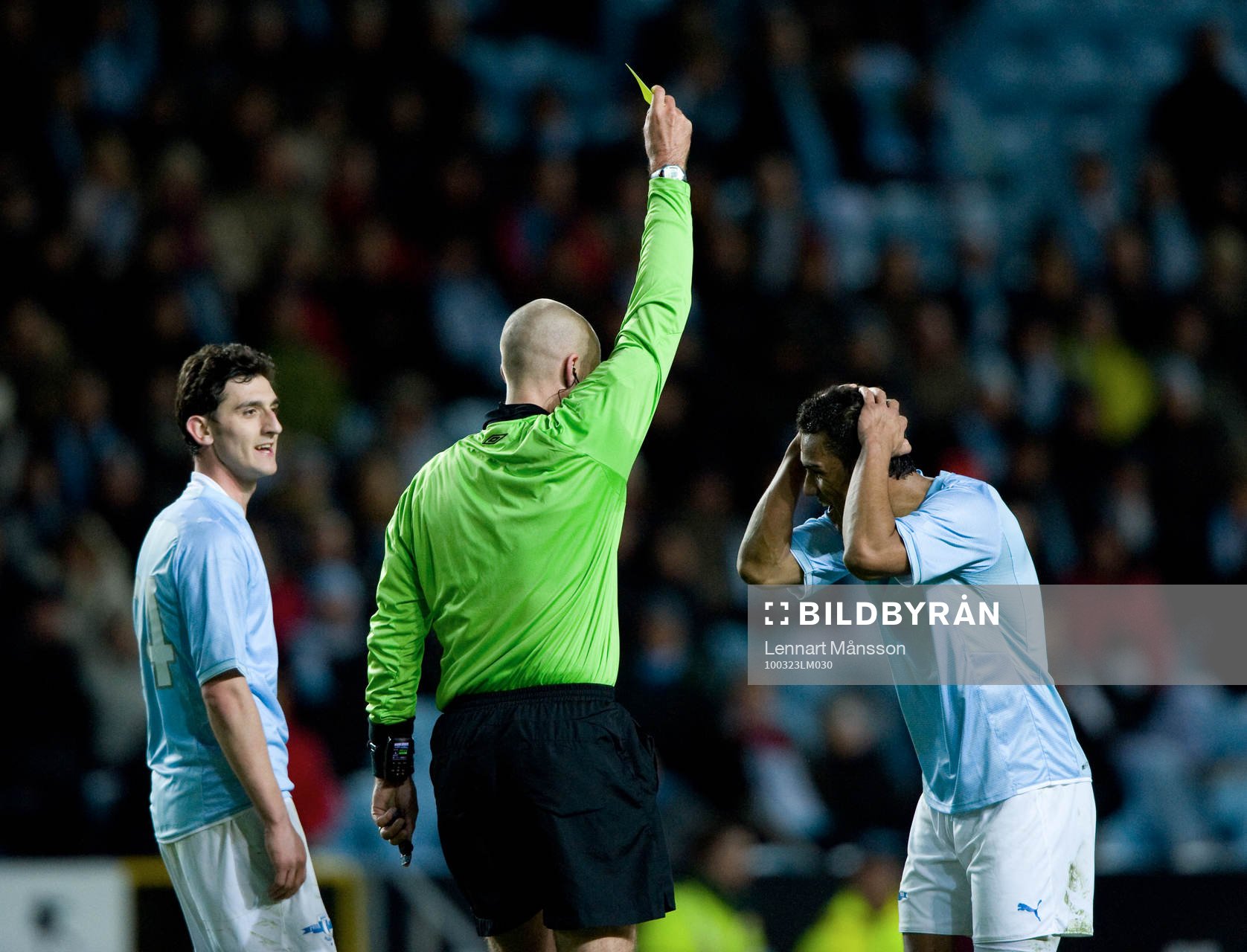 Varning (Gult kort) Wilton Figureido, Malmö FF och Michael