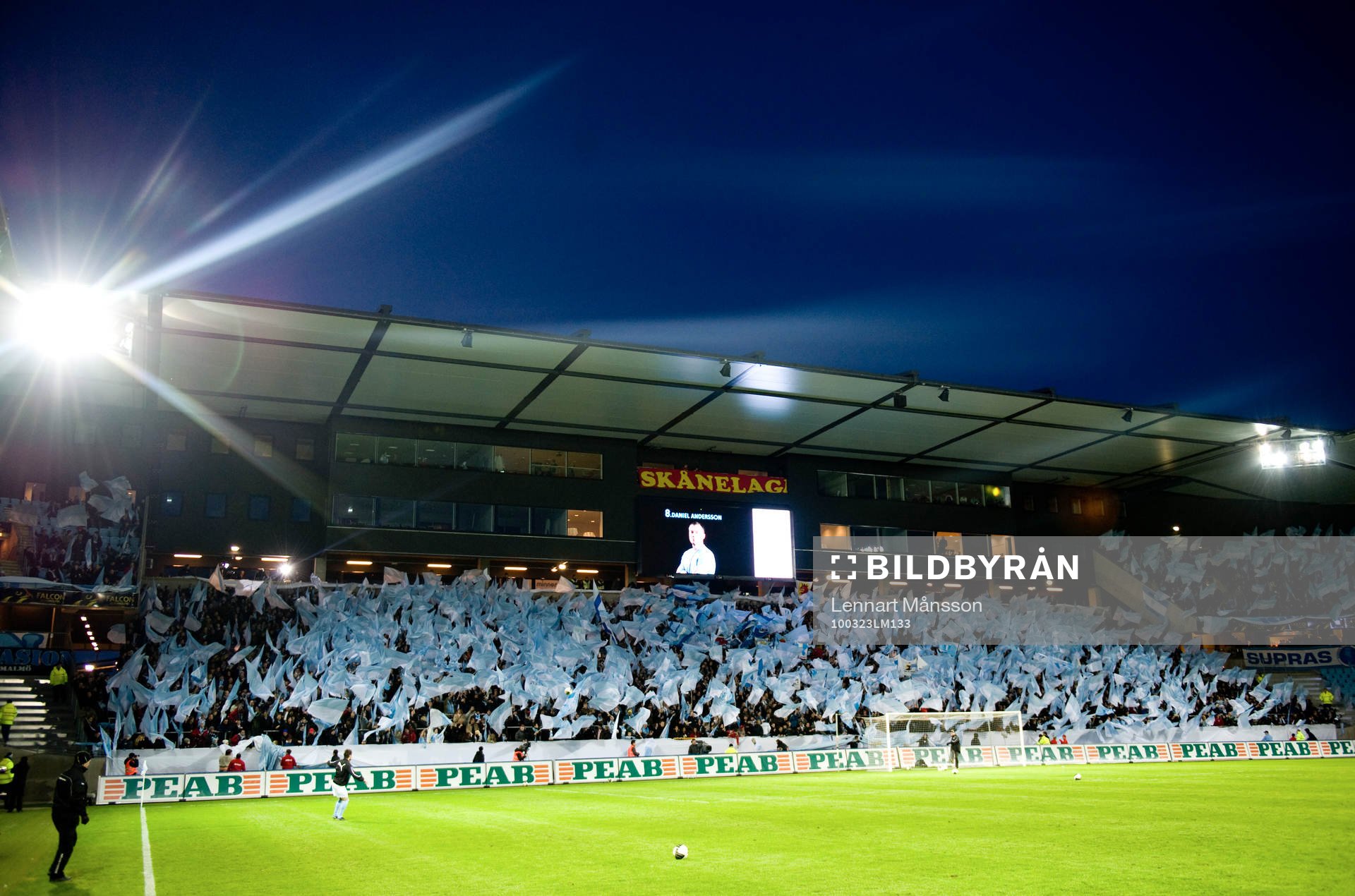 Sveriges största tifo, flagga, banderoll