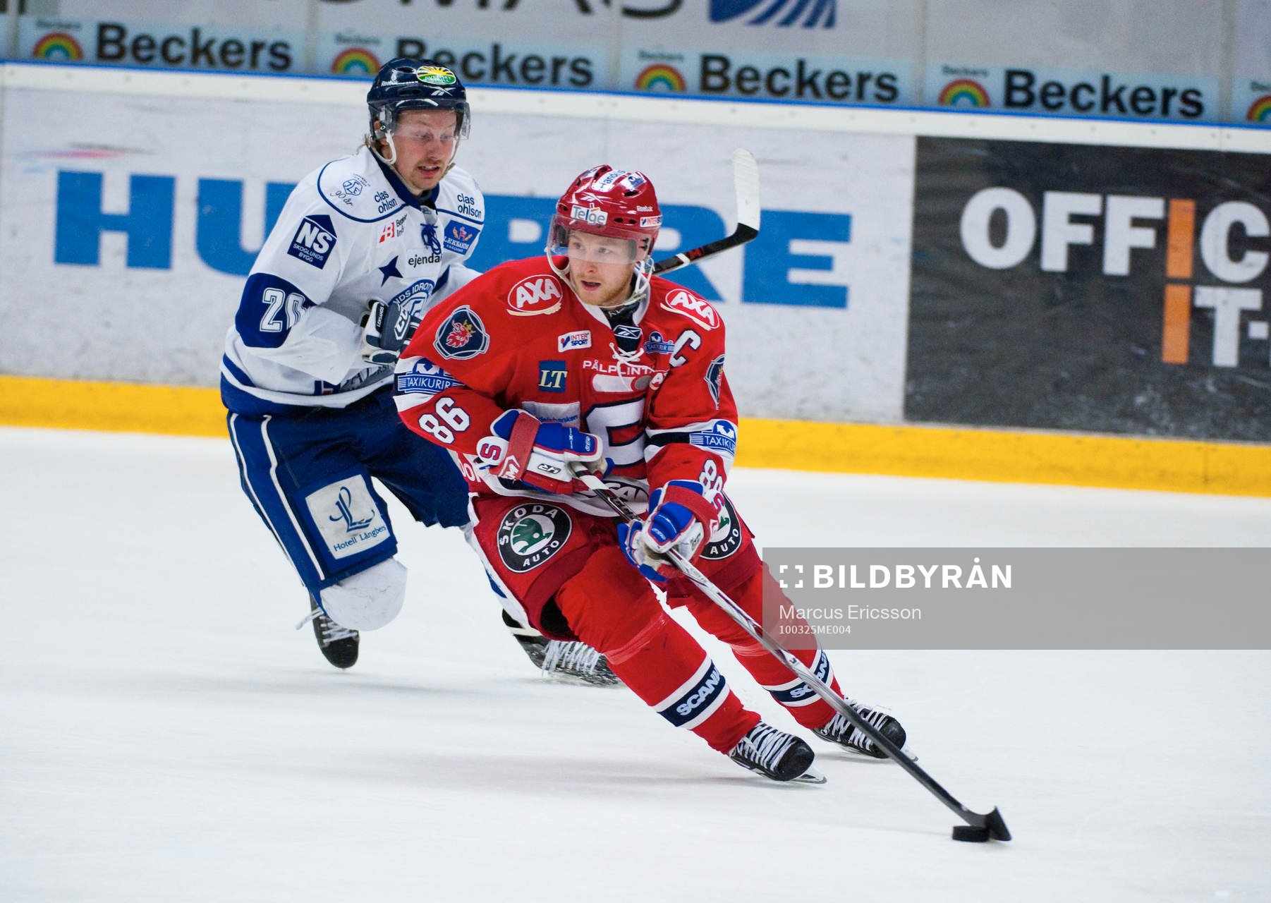 Linus Klasen, Södertälje med Marcus Weinstock, Leksand i