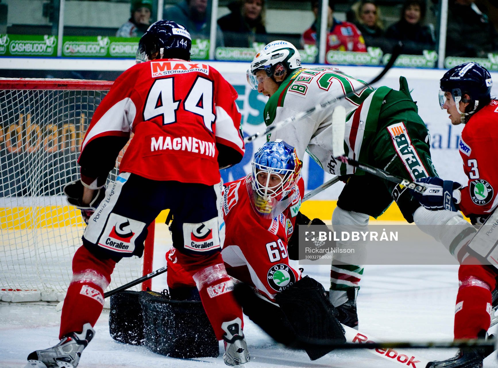 Eric Beaudoin, Rögle och Oscar Ahlsenfelt, målvakt,