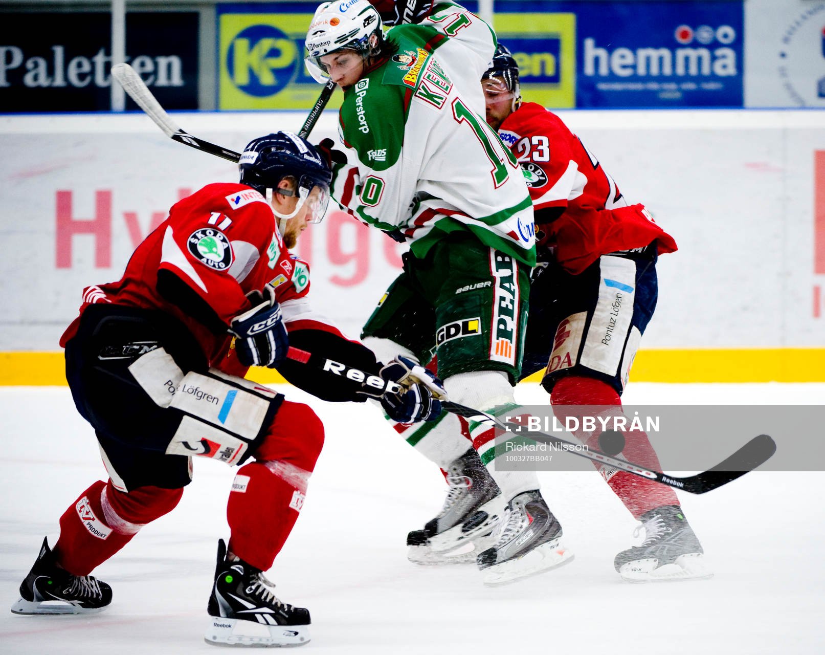 Mario Kempe, Rögle. Jeremias Augustin och Christoffer