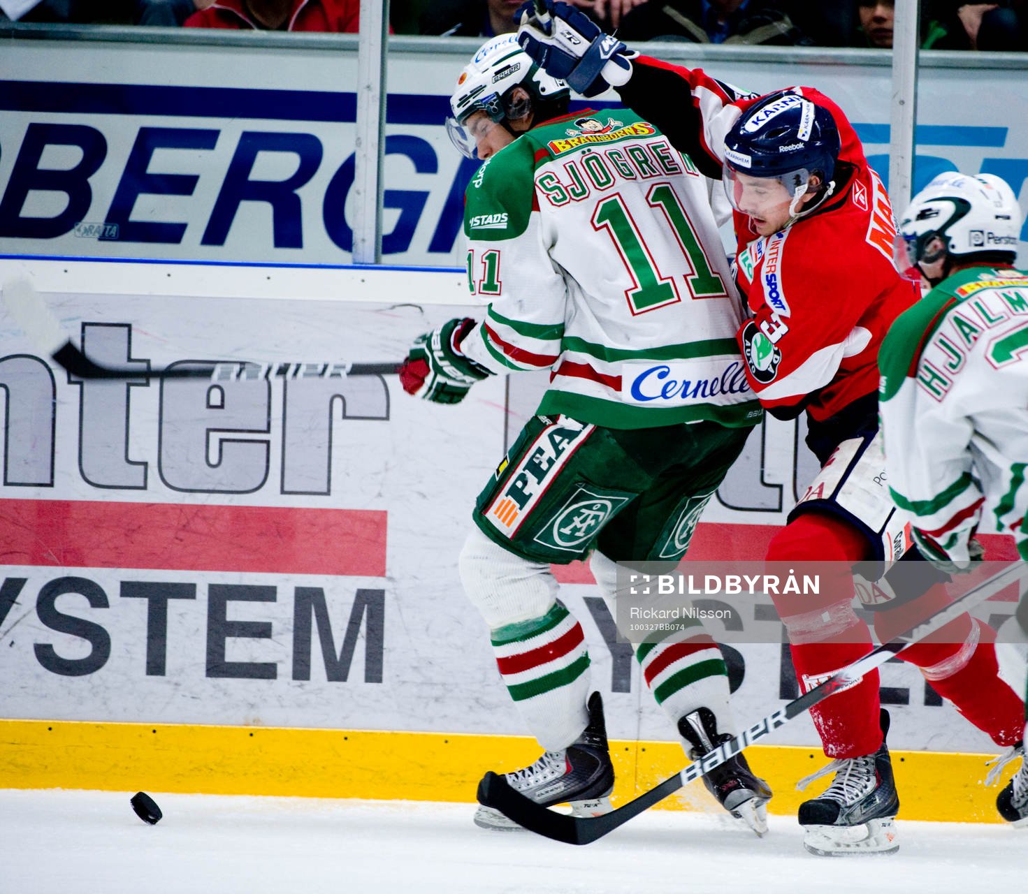 Björn Karlsson, Växjö och Mattias Sjögren, Rögle