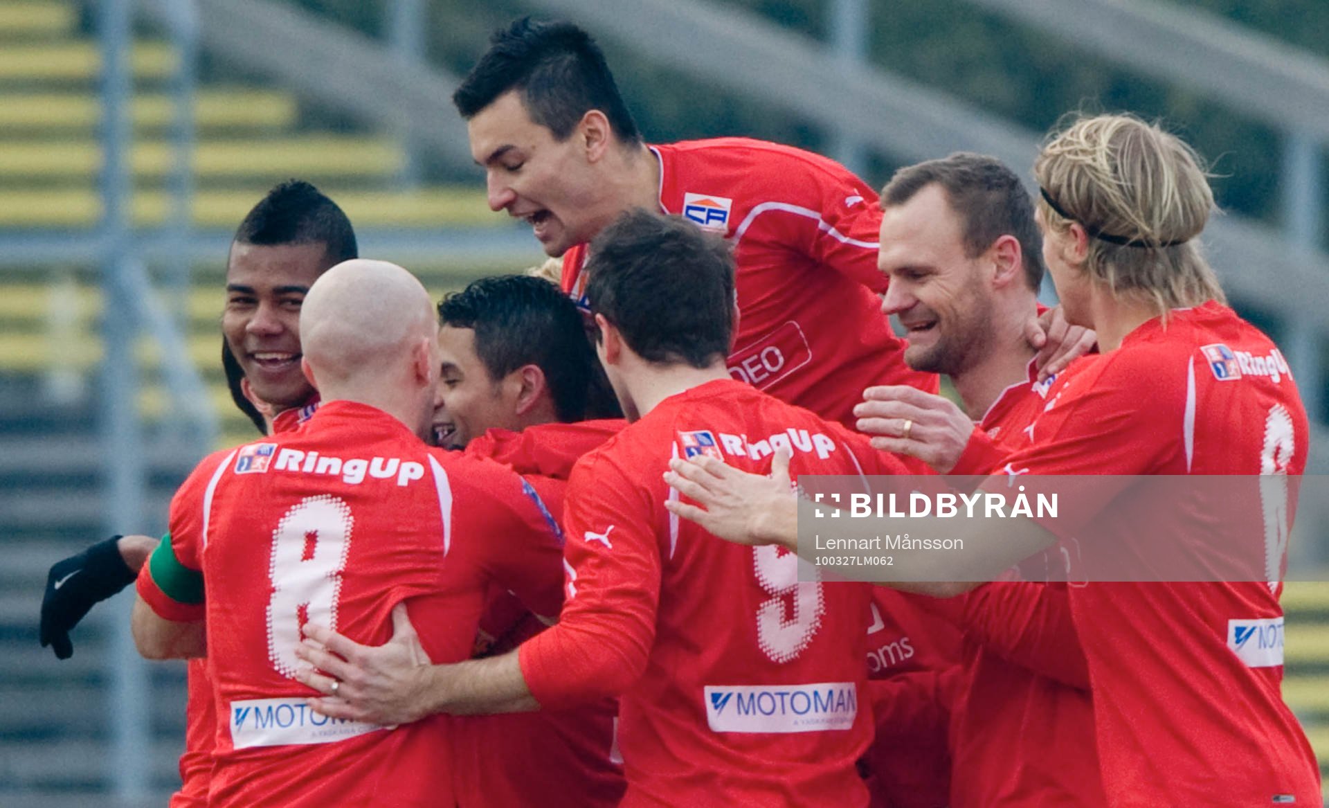 1-0, Ricardo Santos, som grattas. Jubel, glädje