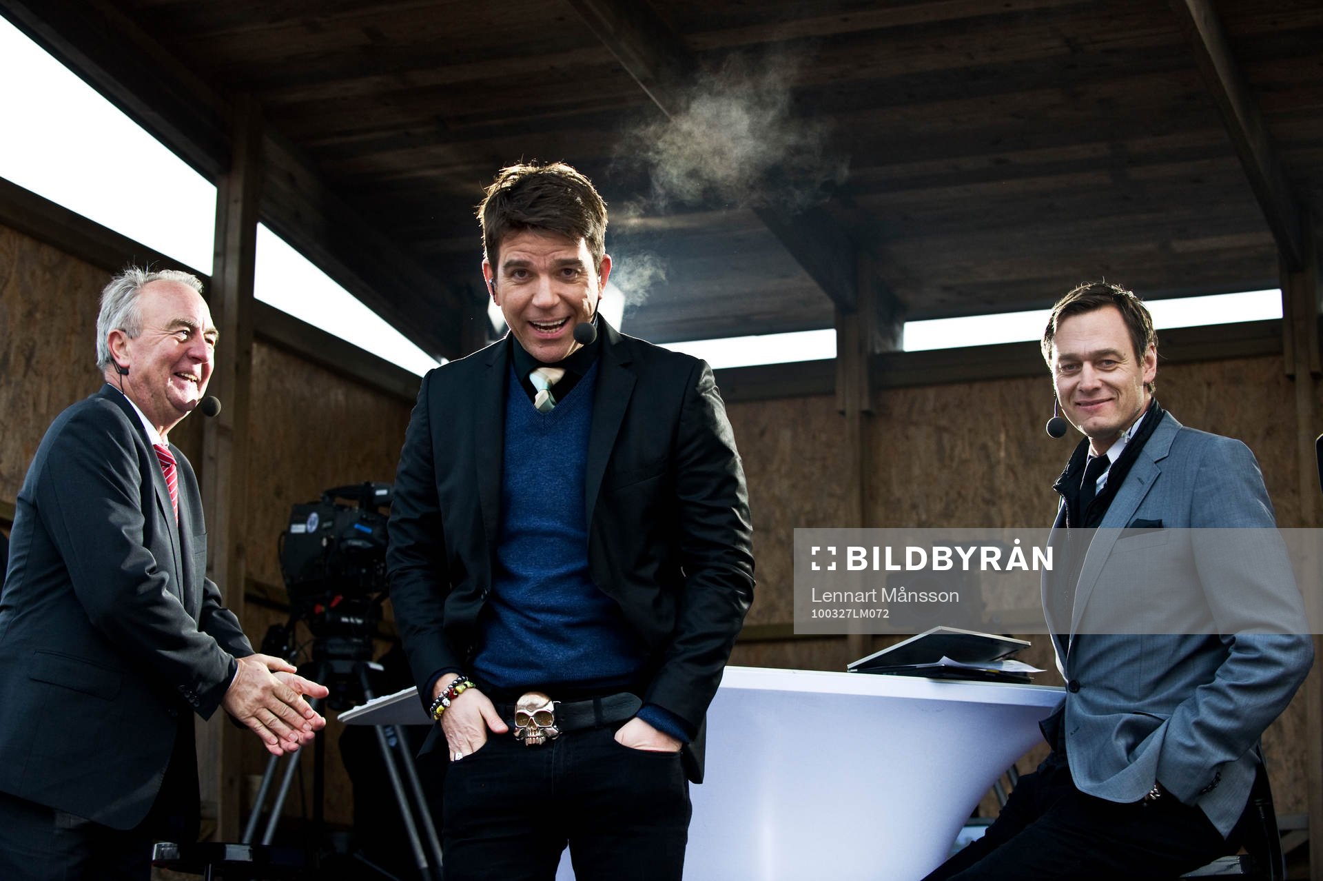 Bo Nilsson, Patrick Ekwall och Olof Lundh. Glädje