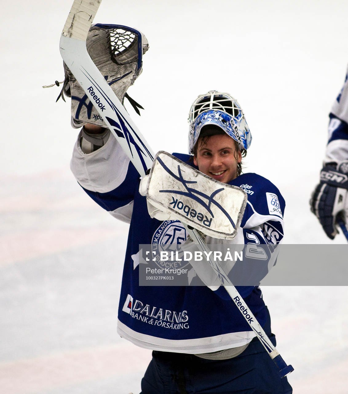 Joacim Eriksson, målvakt, Leksand, glädje, jubel