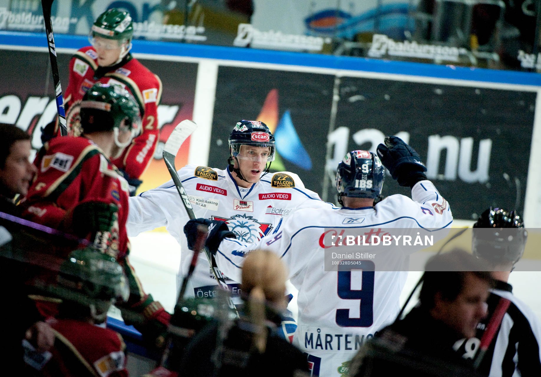 Mikael Håkansson och Tony Mårtensson, Linköping (Jubel)