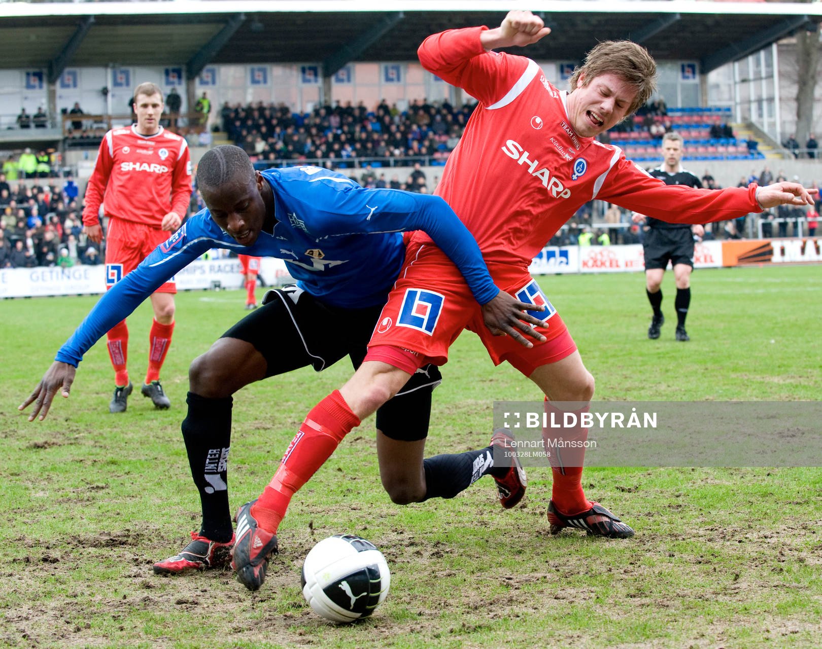Joe Sise, Halmstad och Jesper Arvidsson, Åtvidaberg
