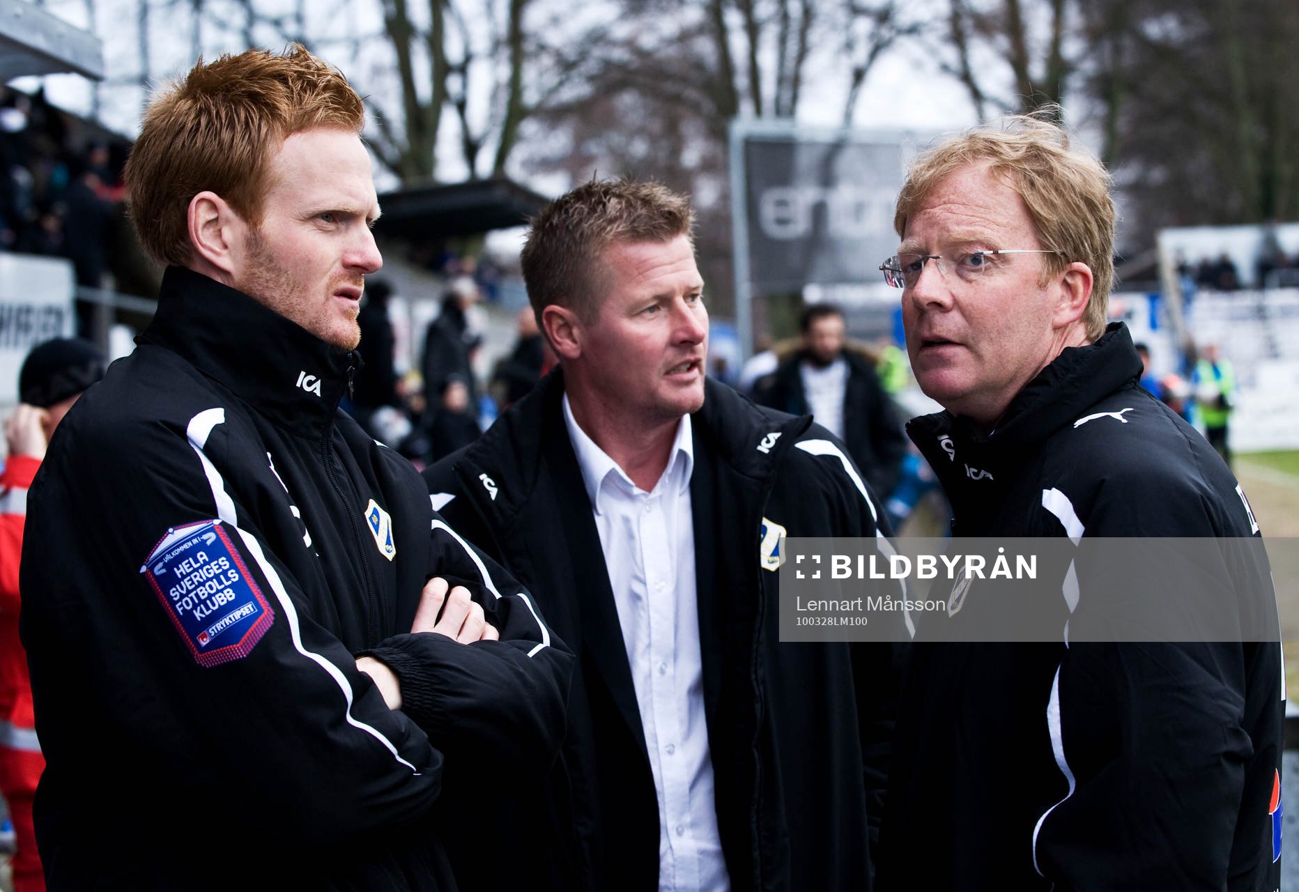 Michael Svensson, assisterande tränare, Anders Smith,