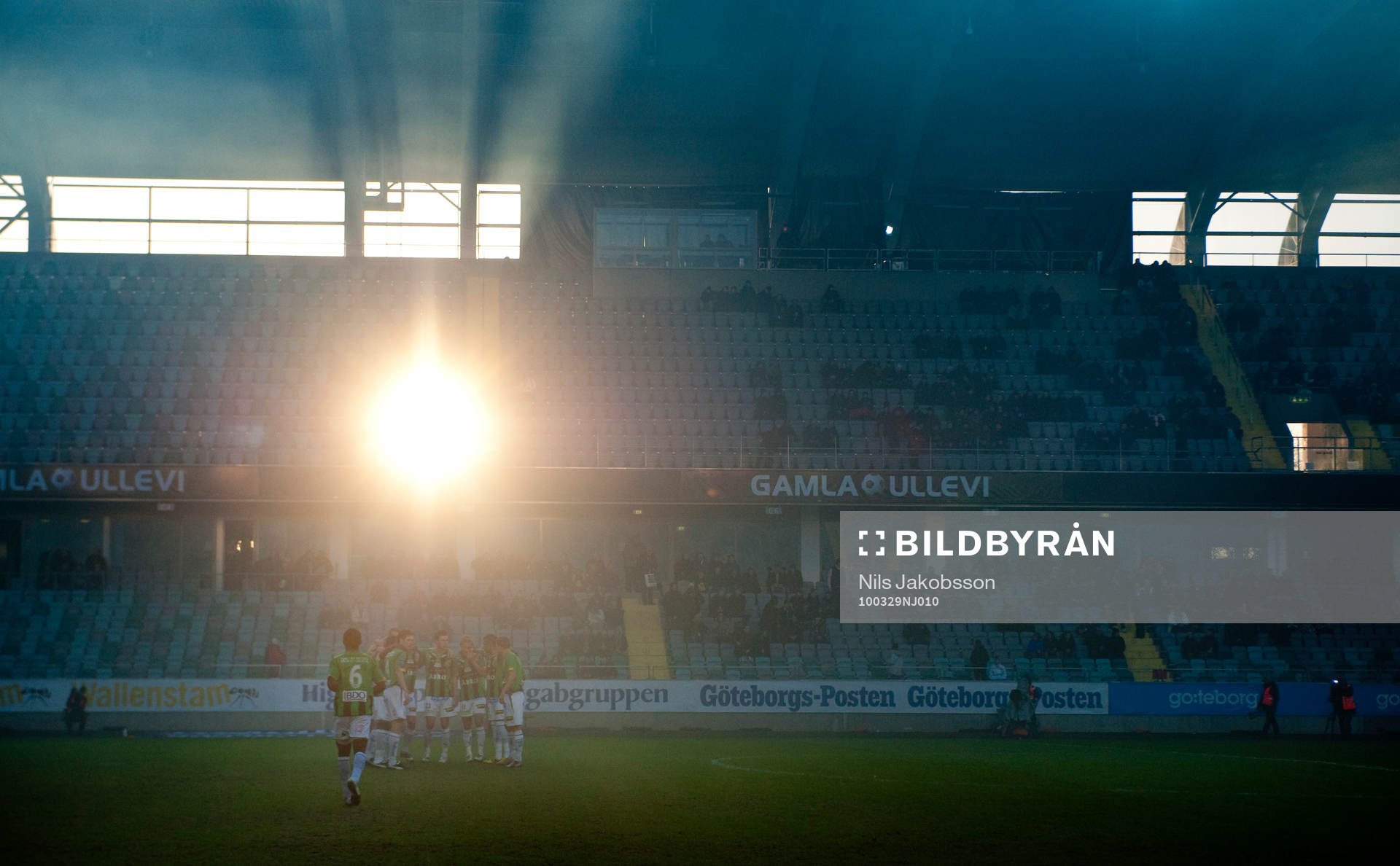 GAIS laddar i solljuset på Gamla Ullevi