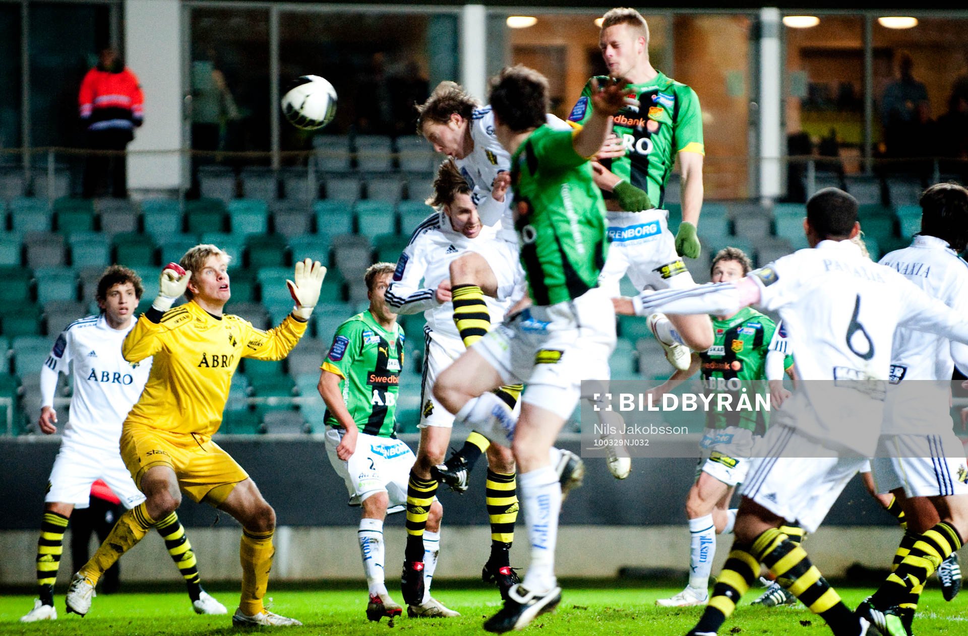 Tomi Maanoja, Målvakt AIK, Björn Andersson, GAIS, nickar