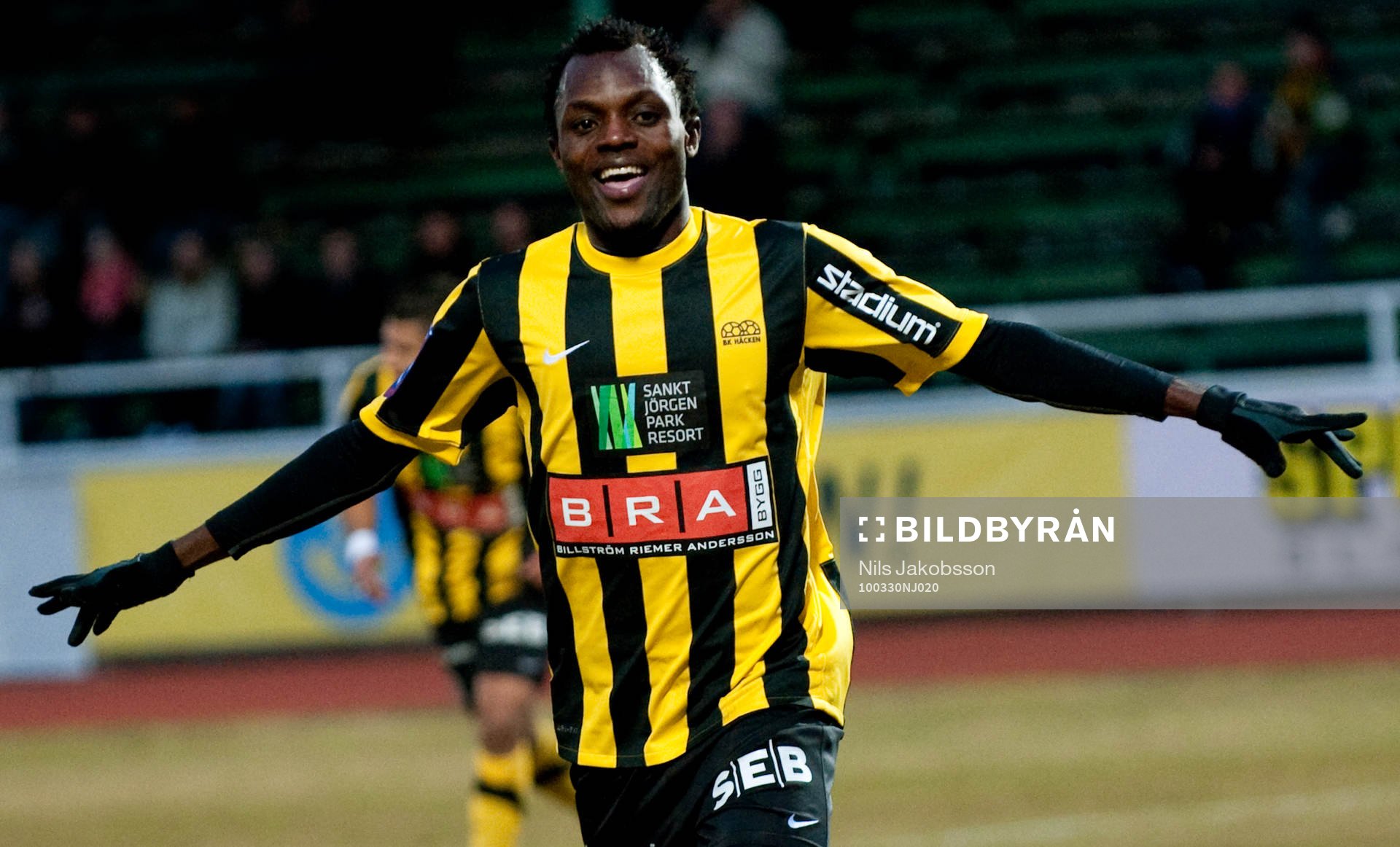  John Chibuike, Häcken jubel.