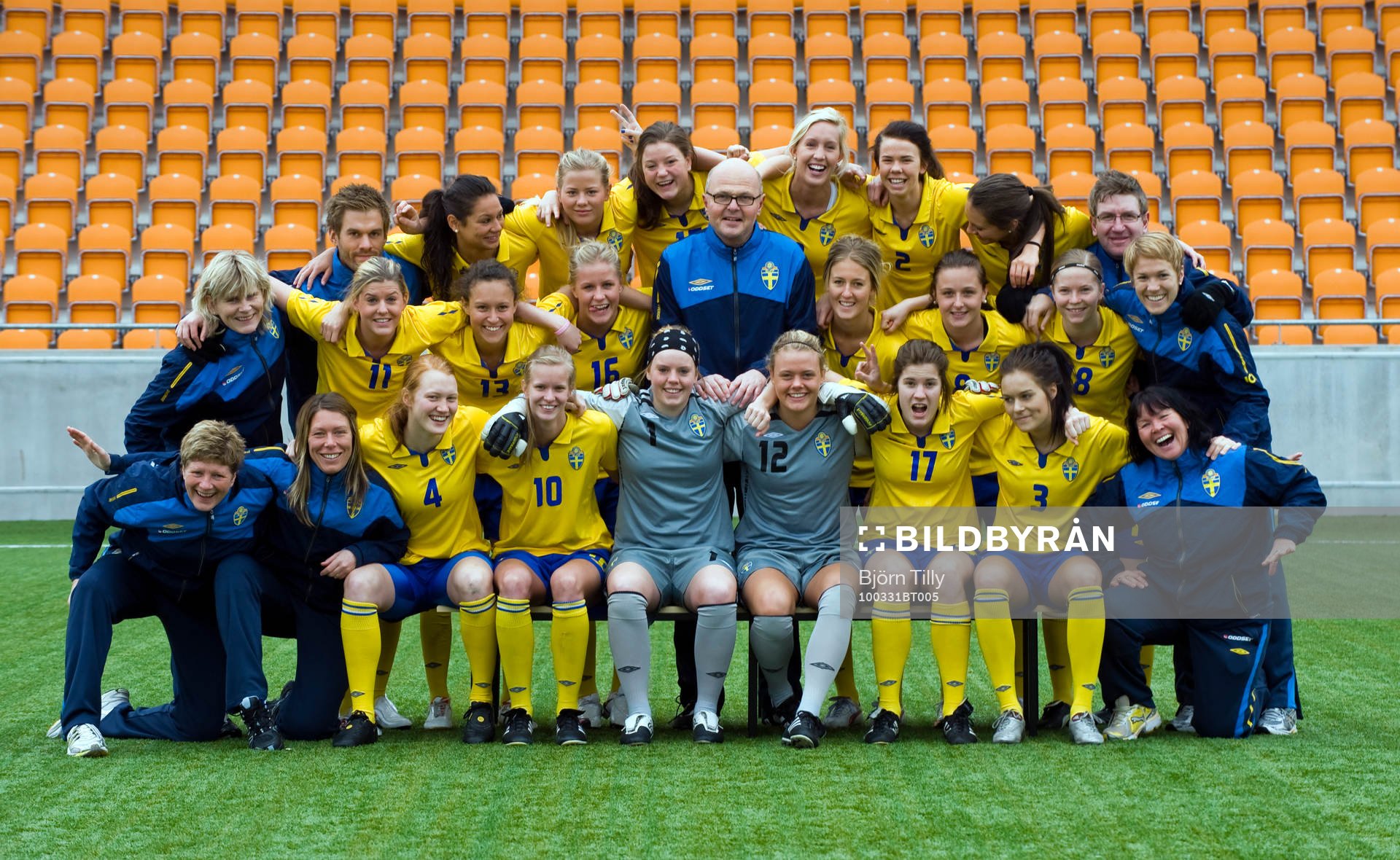 Fotboll, F19/91, Lagbild, Sverige