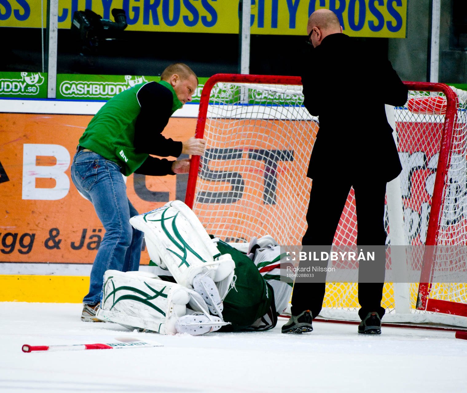 Cristopher Nihlstorp, målvakt, Rögle, skadas. Billy