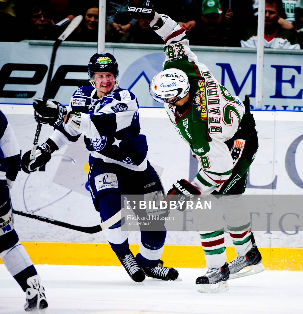 Daniel Hermansson, Leksand och Eric Beaudoin, Rögle