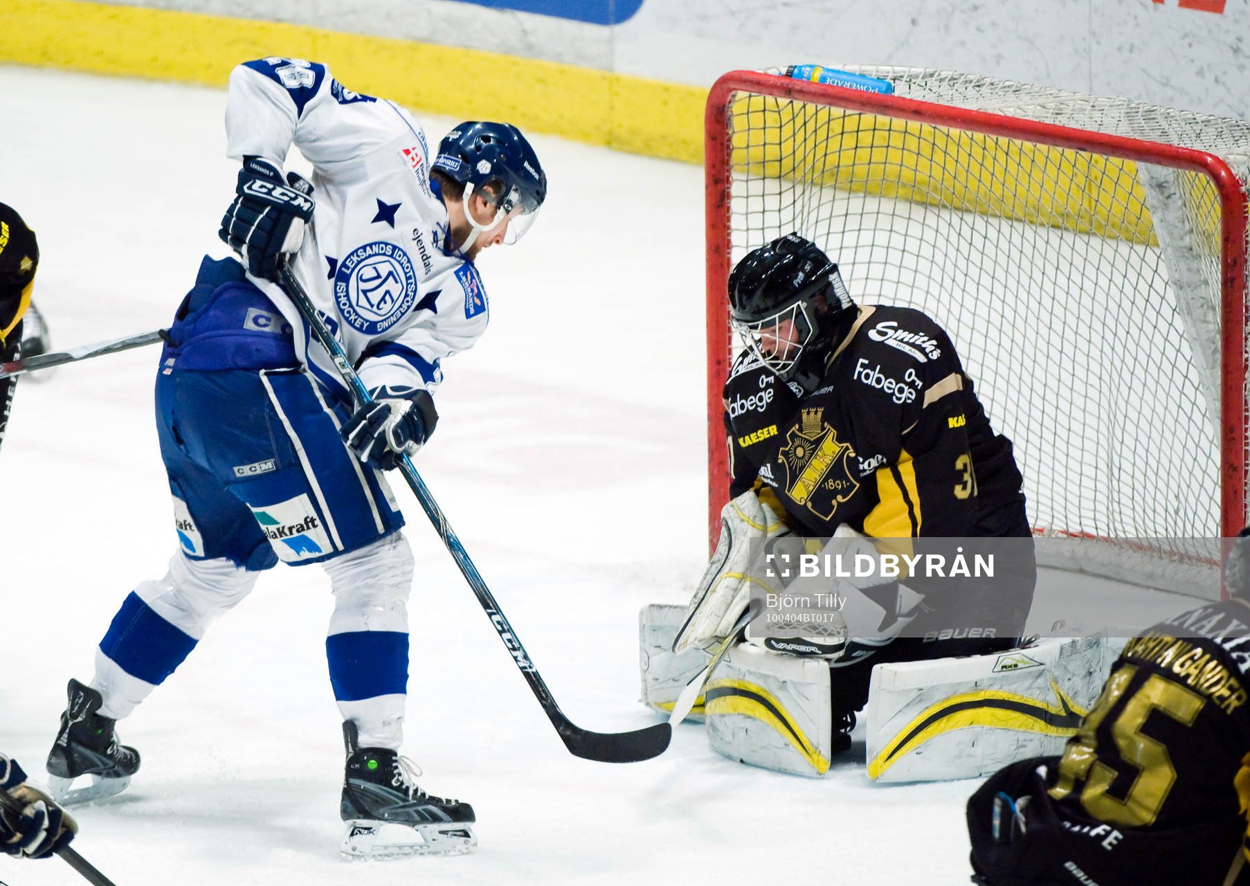 Tomas Kollar, Leksand och Fredrik Holmgren, målvakt, AIK
