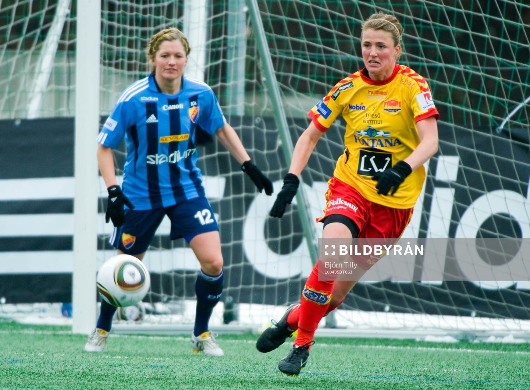 Caroline Frånberg, Djurgården och Kirsten van de Ven,
