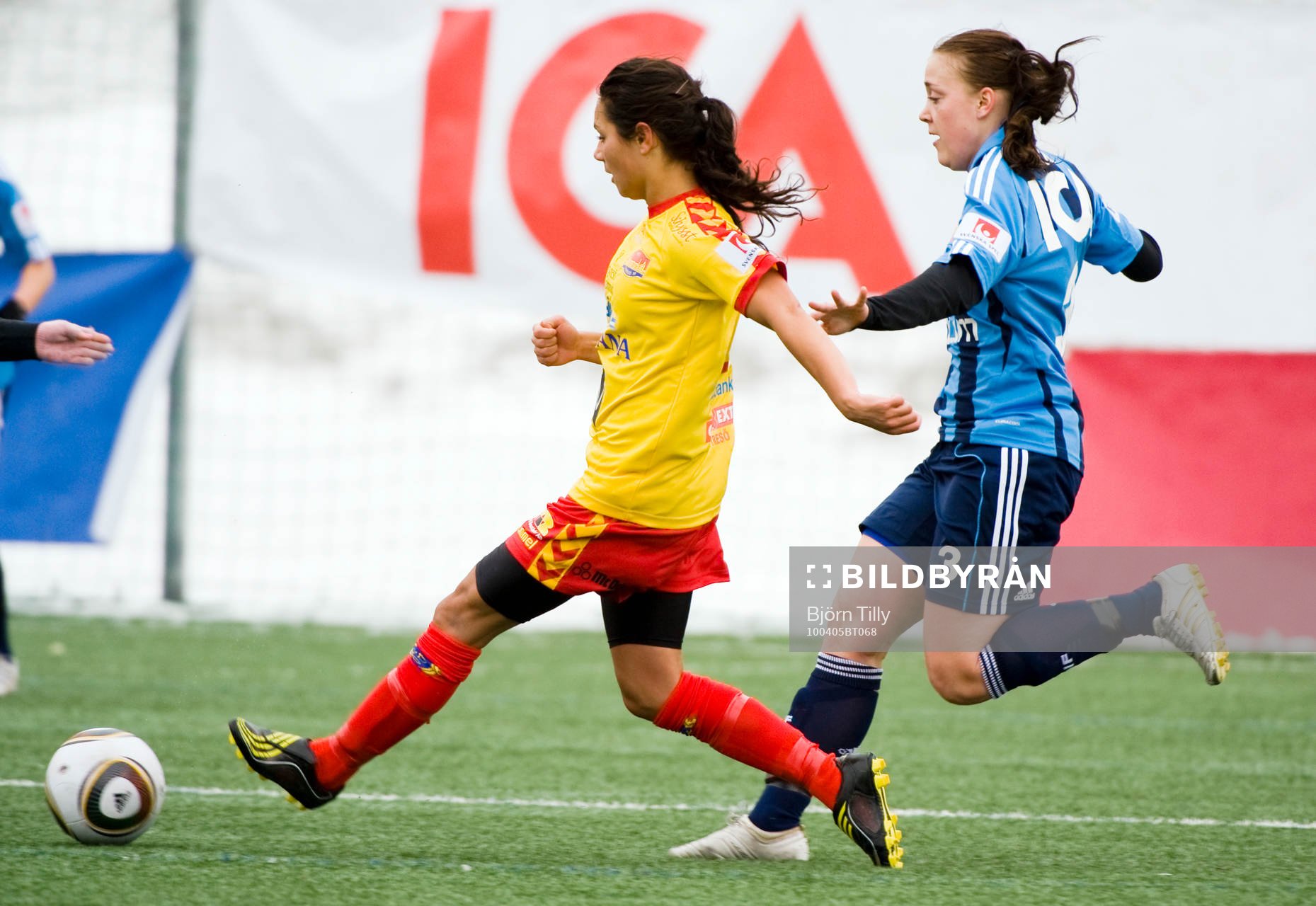  Lisa Klinga, Tyresö och Freja Hellenberg, Djurgården.