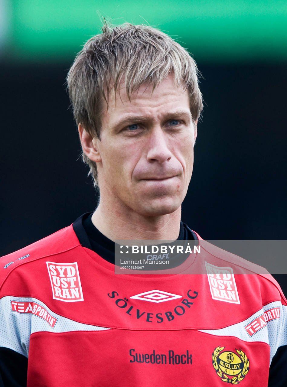 Mattias Asper, målvakt, porträtt