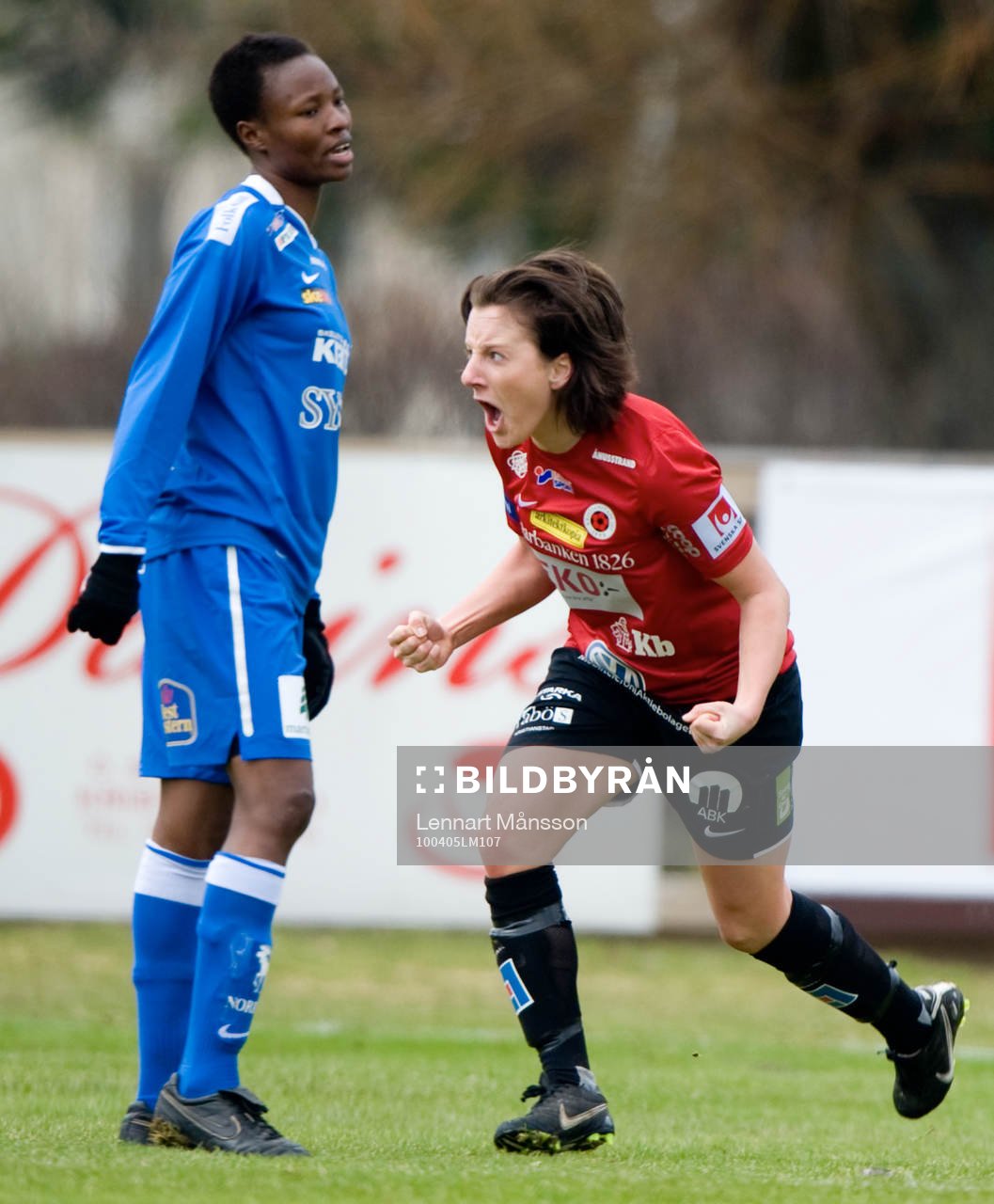 1-0 Antonia Göransson, Kristianstad, jubel och Sunnanå
