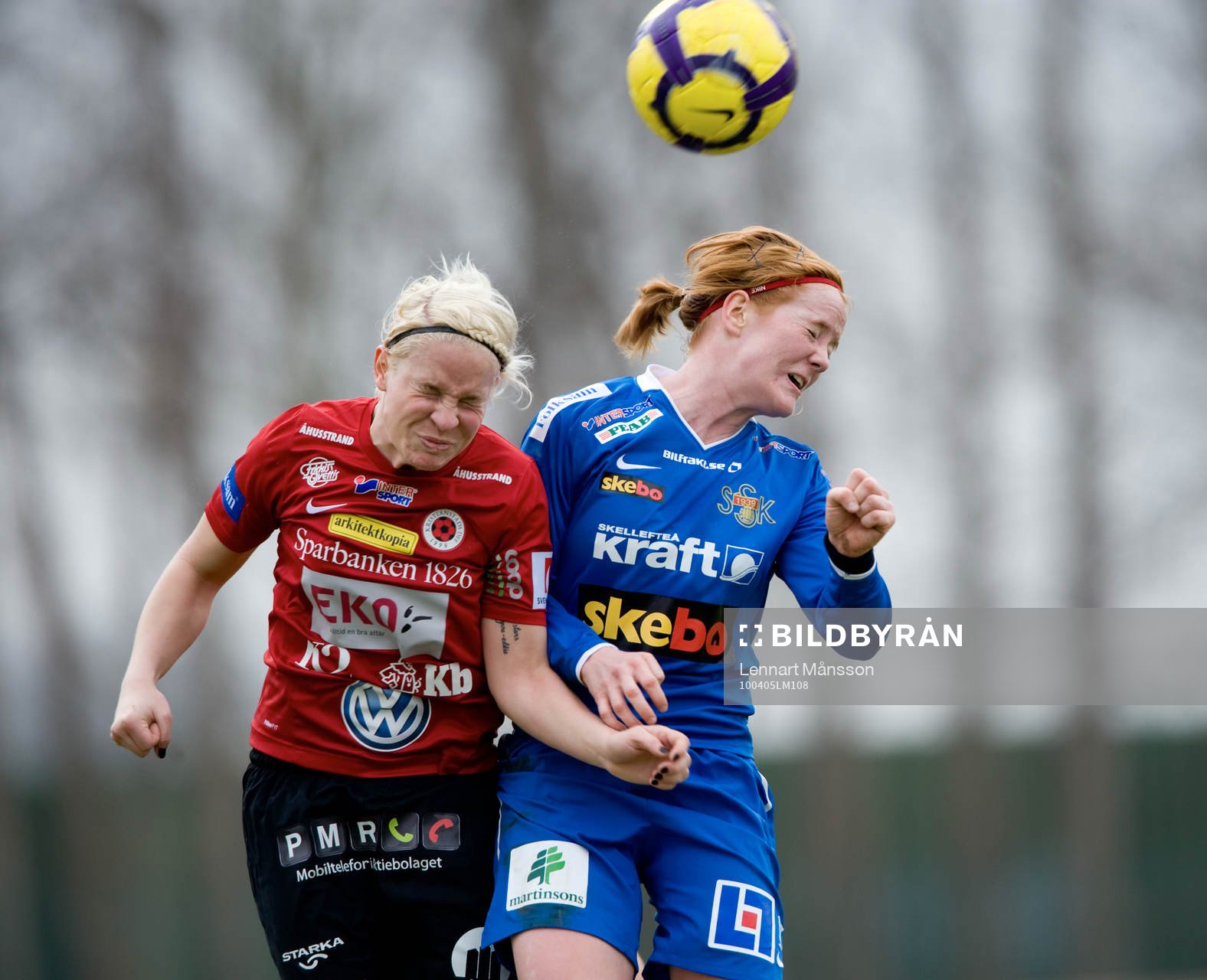 Nickduell Martina Sandström, Sunnanå och Emelie Johnsson,