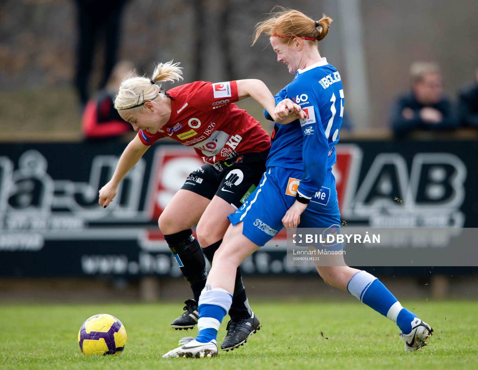 Martina Sandström, Sunnanå, trycker till en