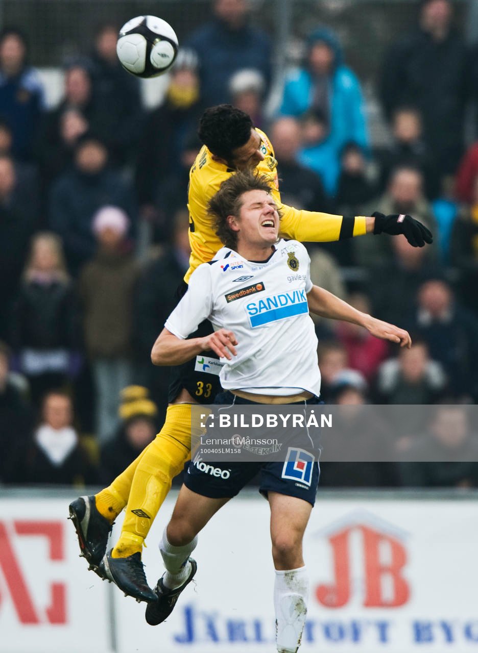 Daniel Westlin, Gefle och Juan Robledo, Mjällby, nick,