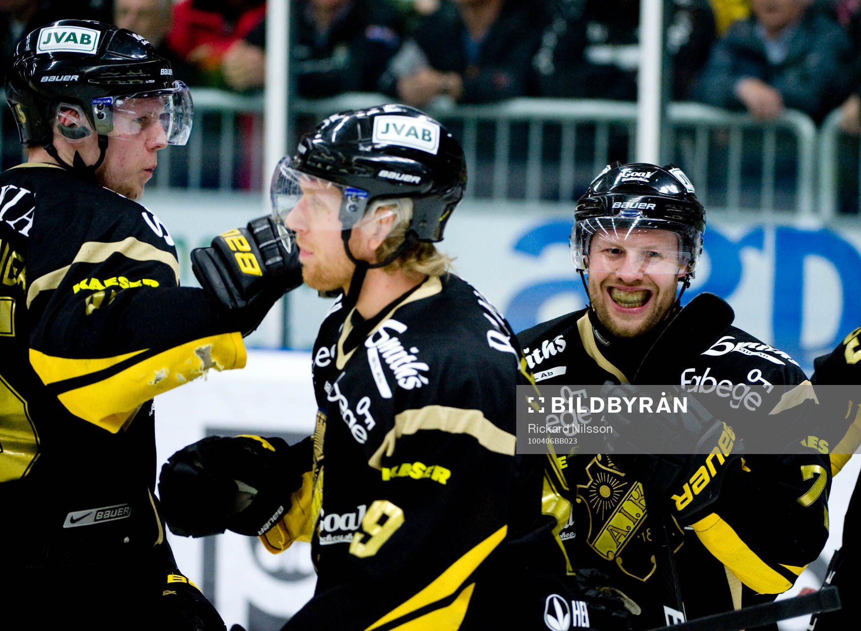 Tobias Ericsson och Henrik Eriksson, AIK, jubel