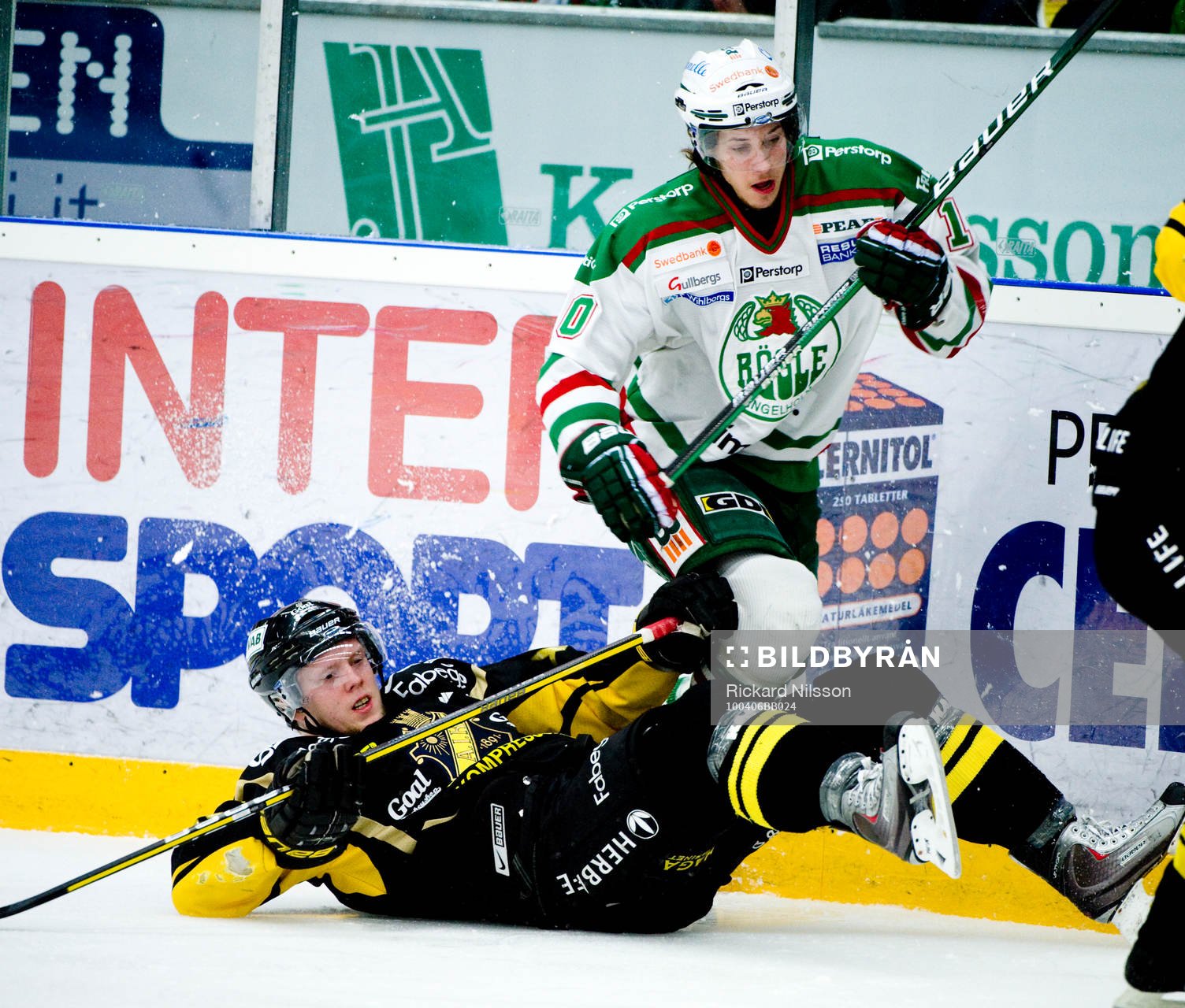 Johan Ryno, AIK och Mario Kempe, Rögle