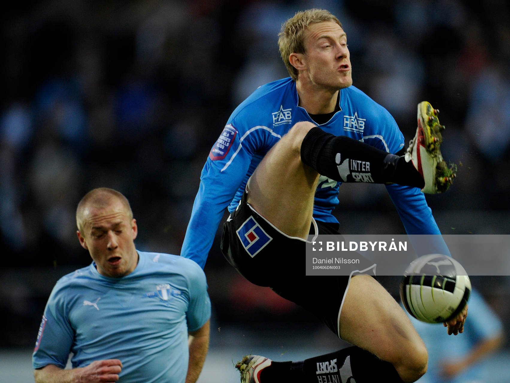 Daniel Larsson, Malmö och Johnny Lundberg, Halmstad