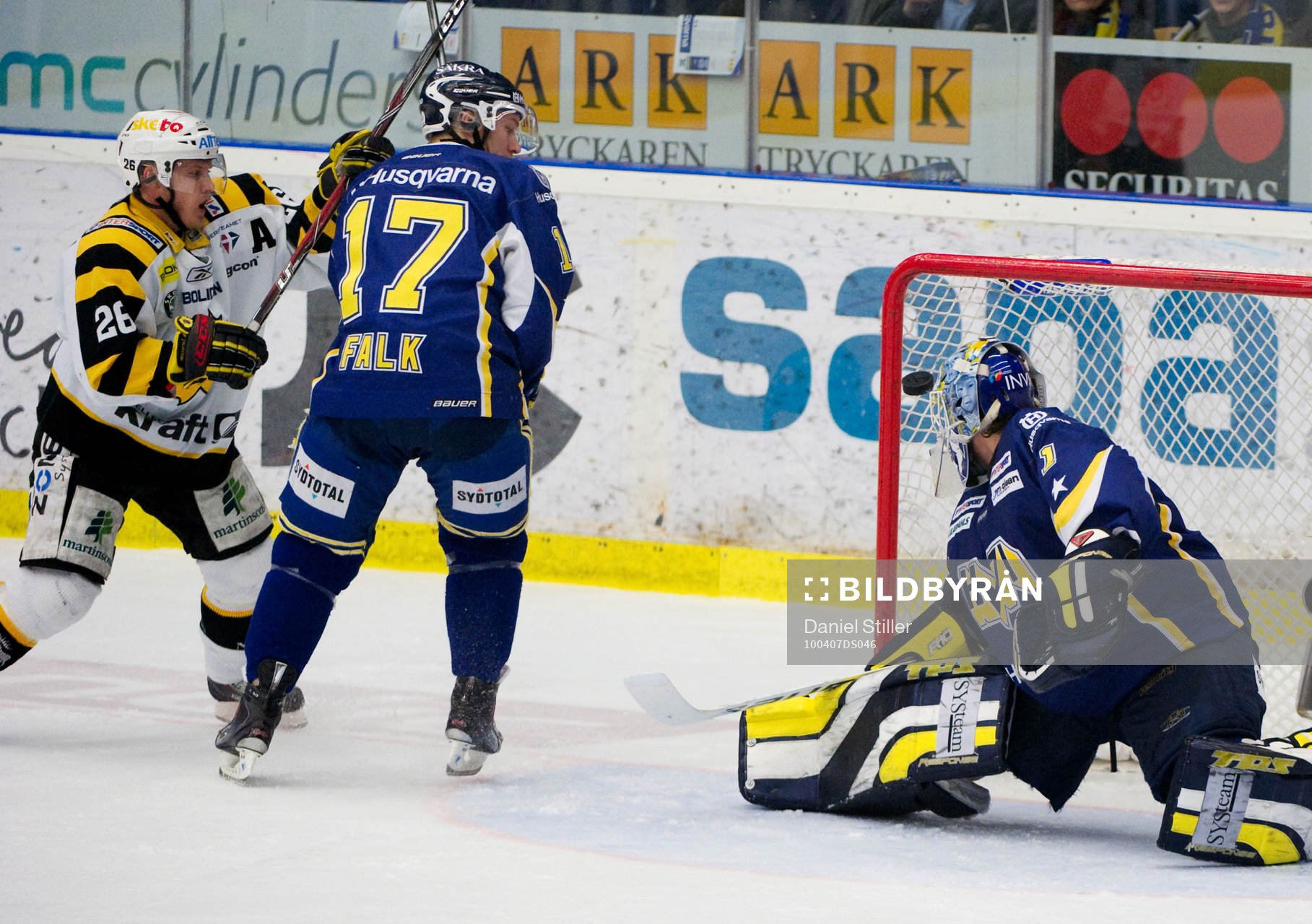 Stefan Liv, målvakt, HV71. Andreas Falk, HV71, Anders
