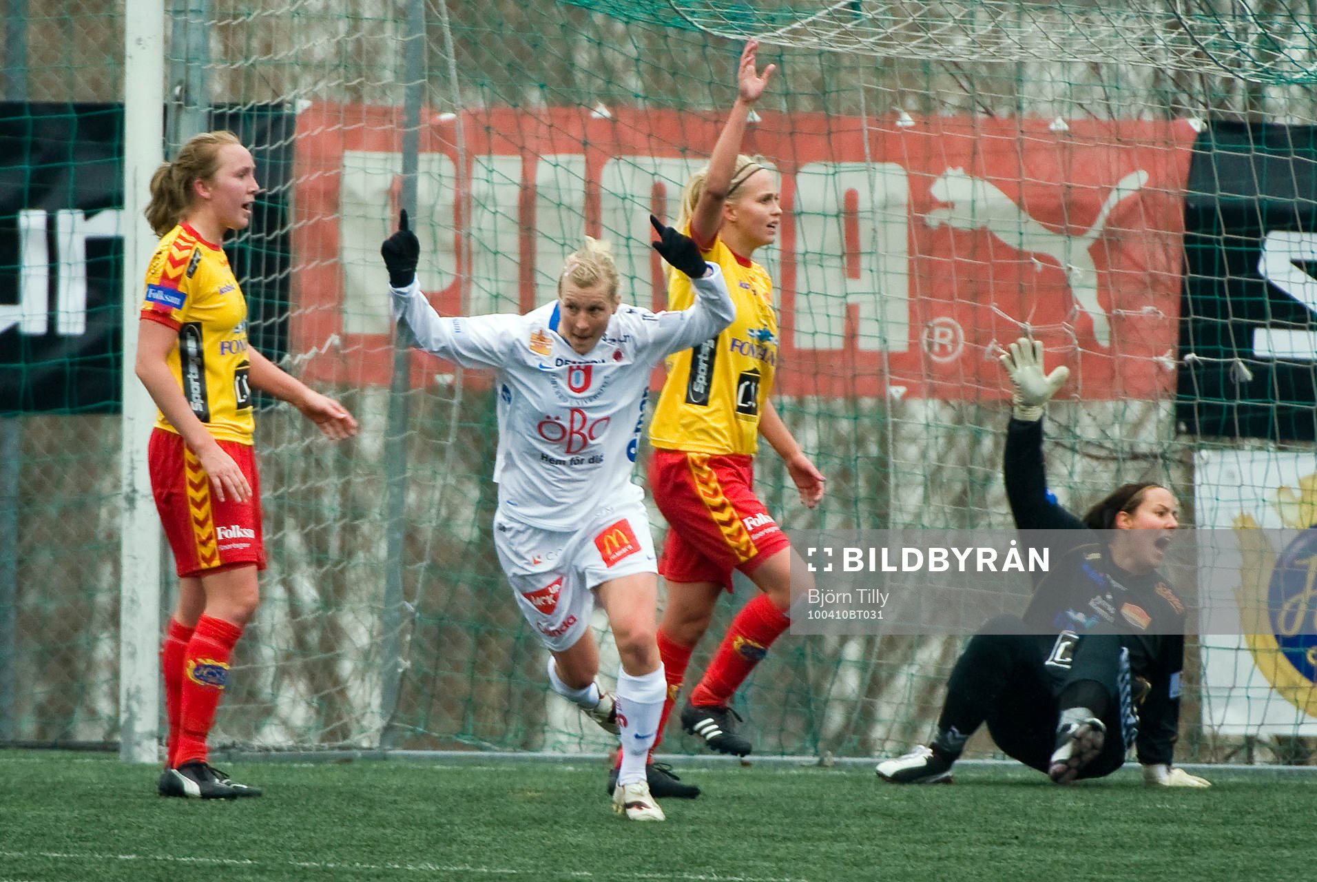 Karin Lissel, Line Roddik/Hansen, Carola Söberg, målvakt,