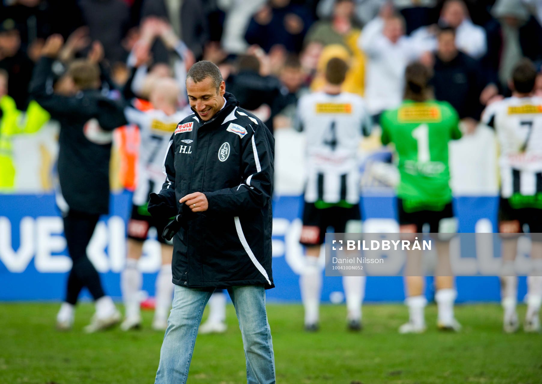 Henrik Larsson, tränare Landskrona, nöjd