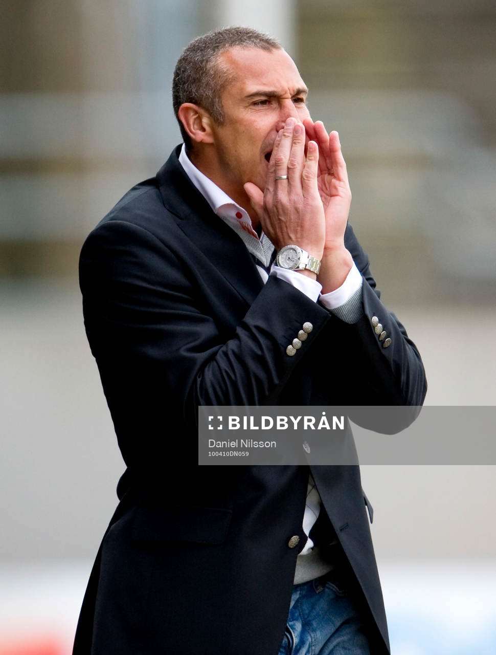 Fotboll, Superettan, Henrik Larsson, tränare Landskrona.