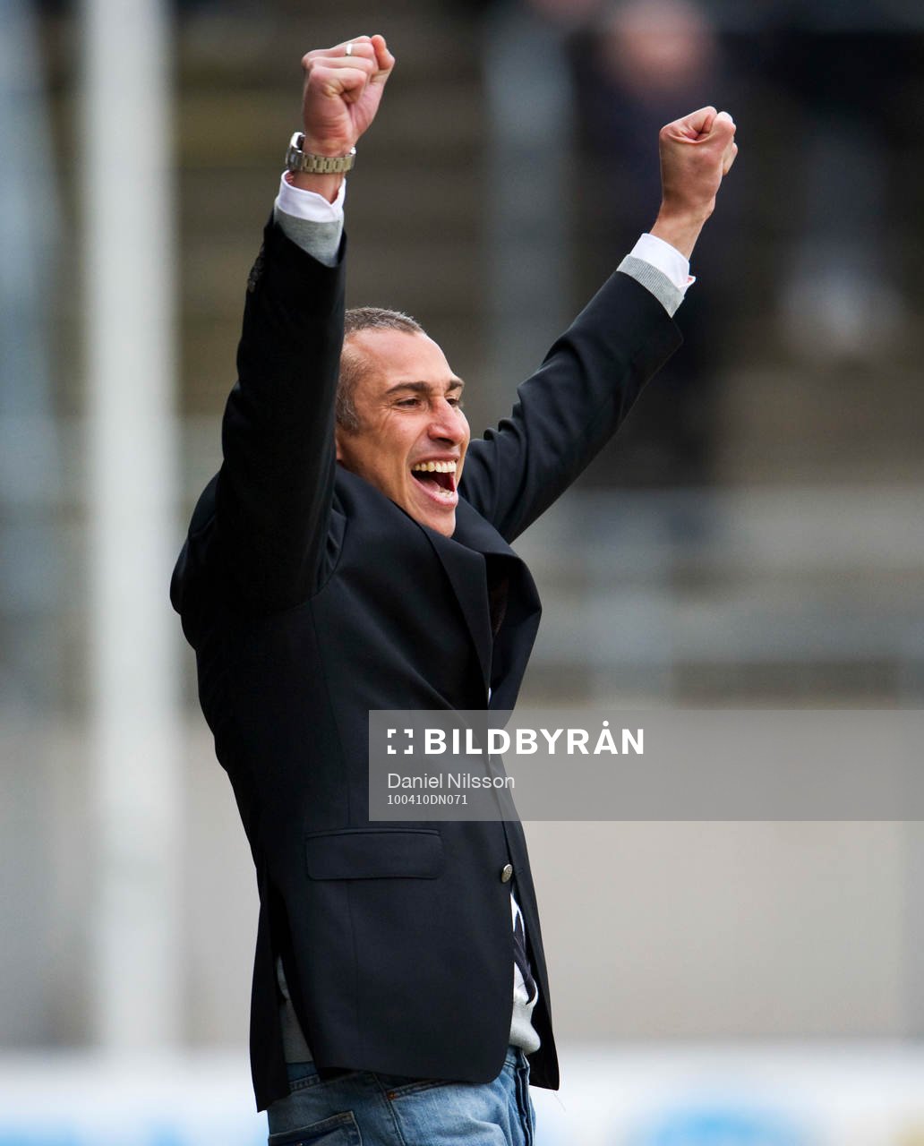 Fotboll, Superettan, Henrik Larsson, tränare Landskrona.