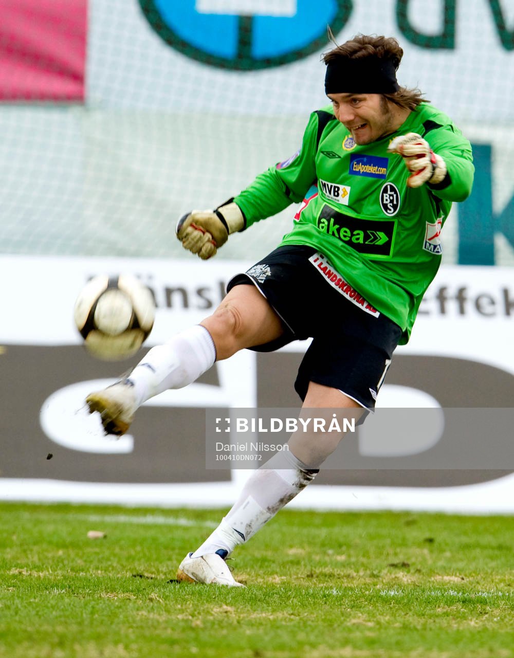 Fotboll, Superettan, Peter Karlsson, målvakt Landskrona