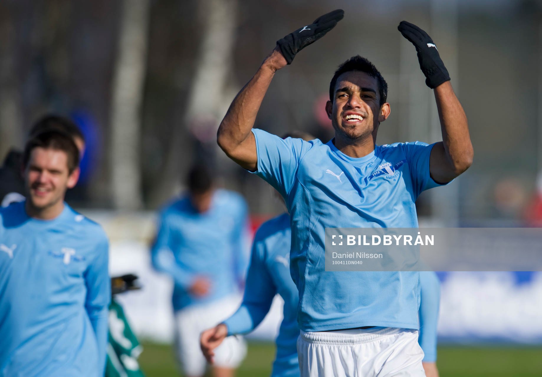  Wilton Figueiredo, Malmö jubel efter matchen.