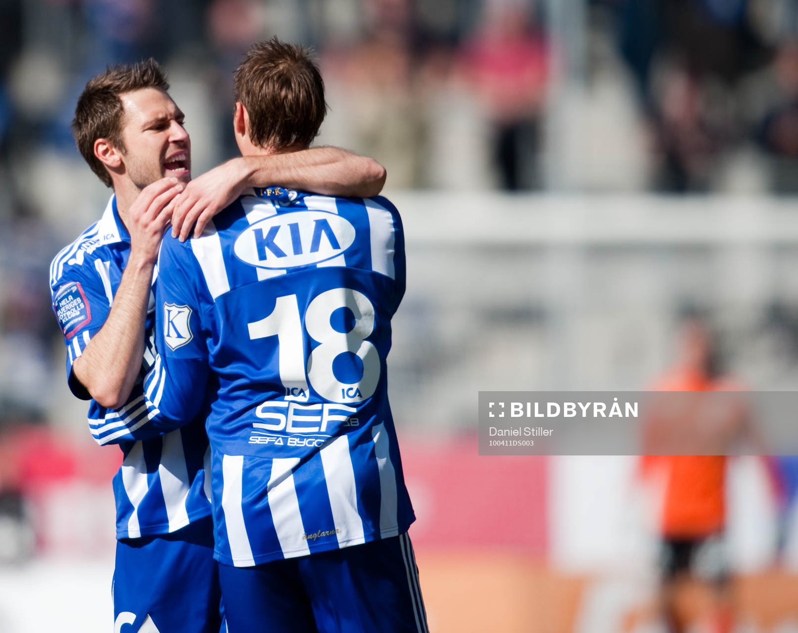 Pär Eriksson, IFK Göteborg, gör 1-0. Jubel Stefan
