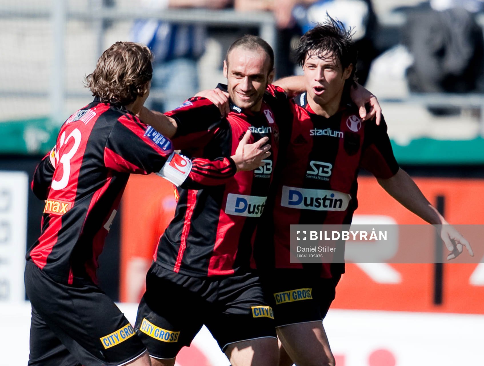 Imad Chhadeh, Brommapojkarna, gör 1-1. Jubel