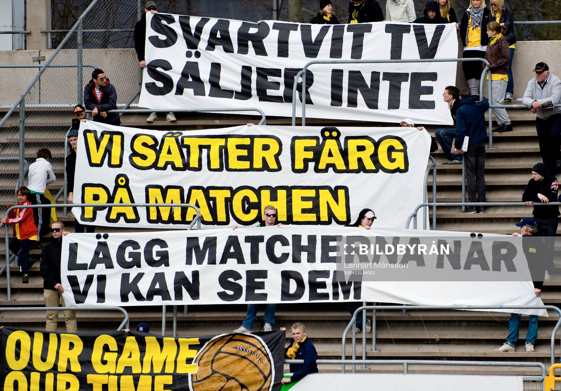 Inte populärt med 12.30 matcher, fansen protesterar