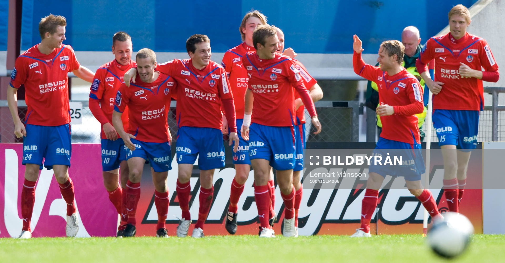 1-0 Ardian Gashi som grattas av Christoffer Andersson