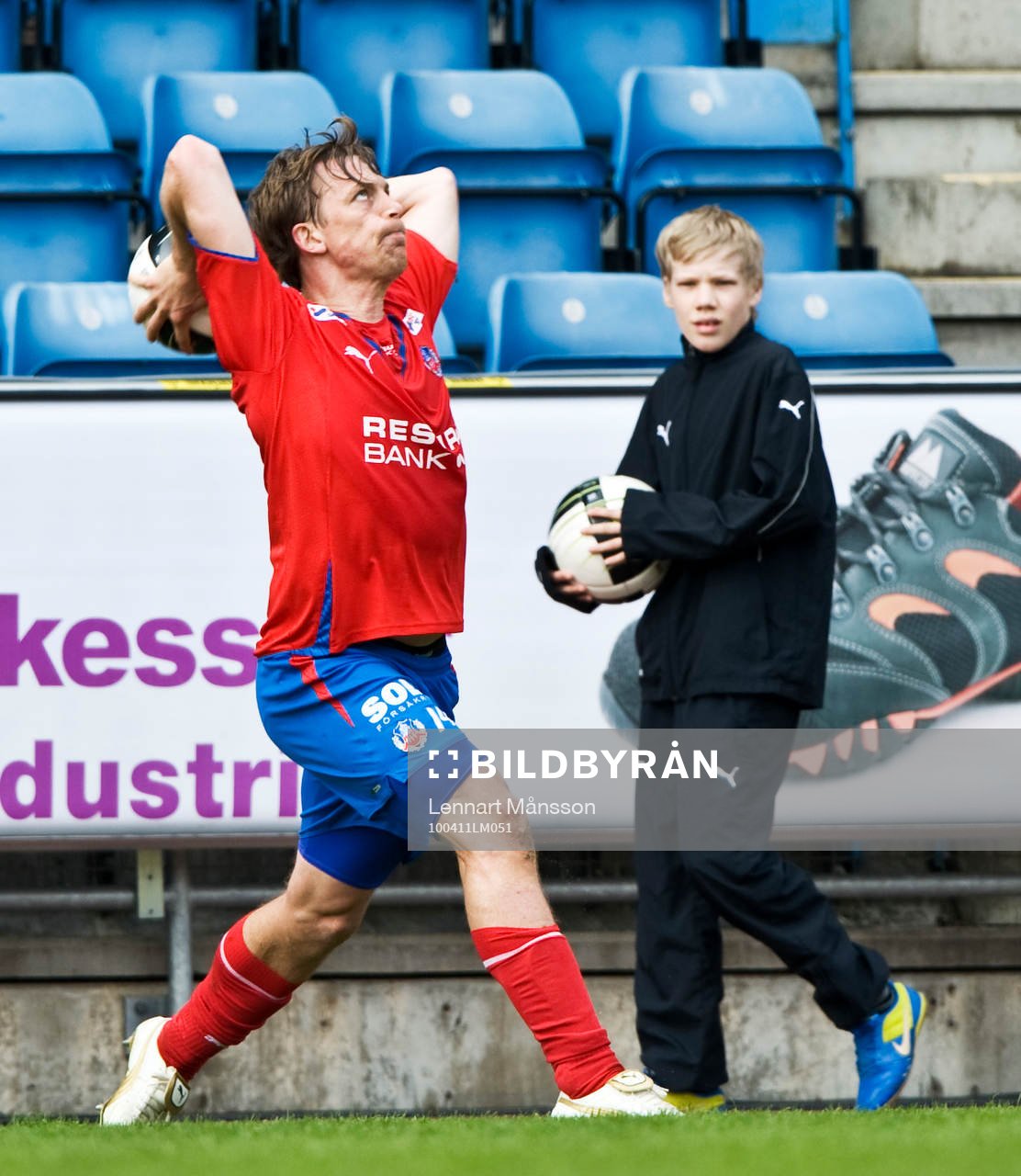 Erik Edman, inkast, bollkalle